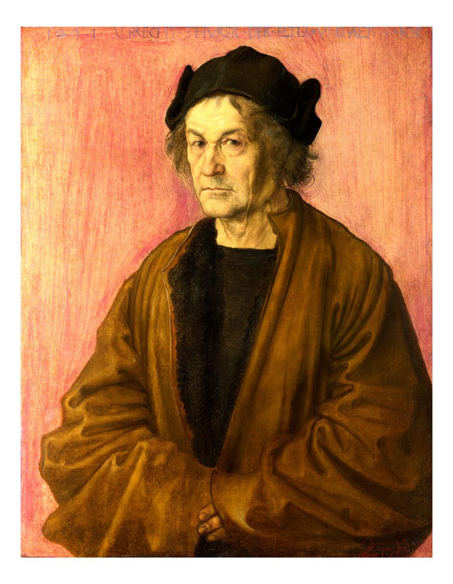 Albrecht Durer- The Painter's Father,16x12(A3) Poster