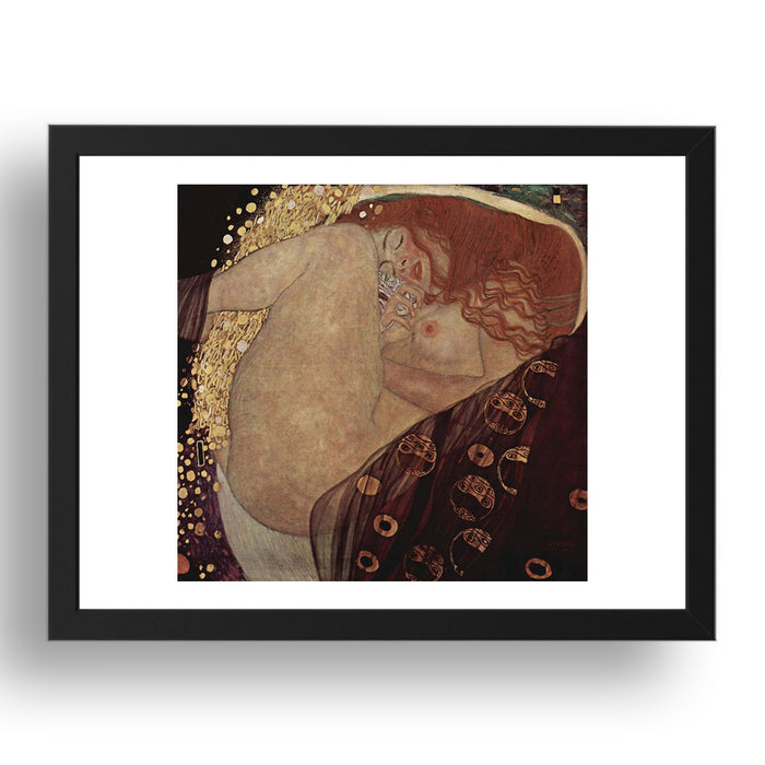 Danae 1907 by Gustav Klimt, 17x13