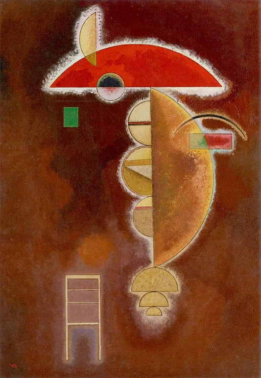 Depressed - 1929 by Wassily Kandinsky, 16x12"(A3) Poster Print