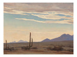 Desert Sky at Evening, Tucson, Arizona, c. 1946 by Maynard Dixon, Classic American Western Art, 16x12" (A3) Poster Print