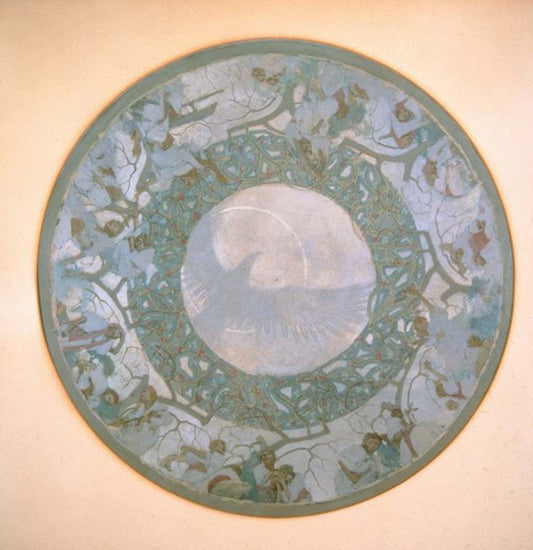 Design for ceiling Obecni Dum vintage artwork by Alphonse Mucha, 16x12" (A3 size) poster print