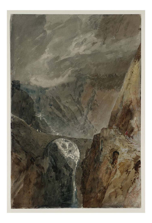 Devil's Bridge, near Andermatt, Pass of St Gotthard, 1802 by John Mallord William Turner RA