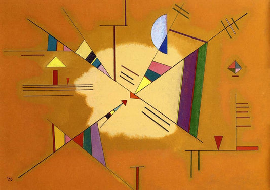 Diagonal - 1930 by Wassily Kandinsky, 16x12"(A3) Poster Print