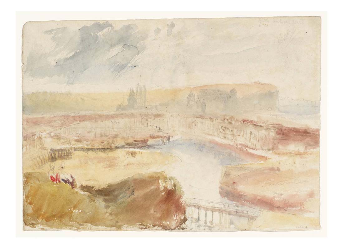 Dieppe from the East, 1826-27 by John Mallord William Turner RA