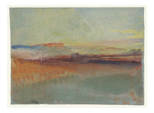 Distant View of Coblenz and Ehrenbreitstein, 1839 by John Mallord William Turner RA, 12x8"(A4) Poster