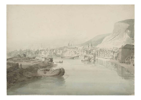 Dover, General View from the East, 1795-96 by John Mallord William Turner RA, 12x8"(A4) Poster