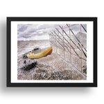 Drift Boat 1941 by Eric Ravilious, 17x13" Frame