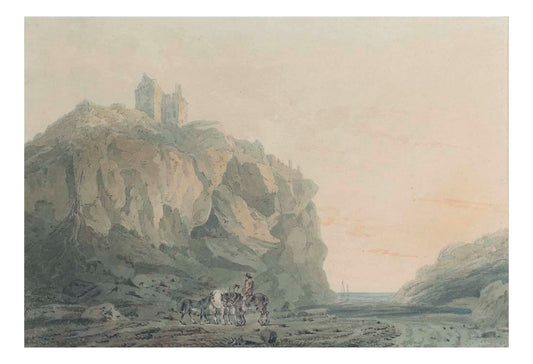 Dunotter Castle, Kincardineshire by John Mallord William Turner RA