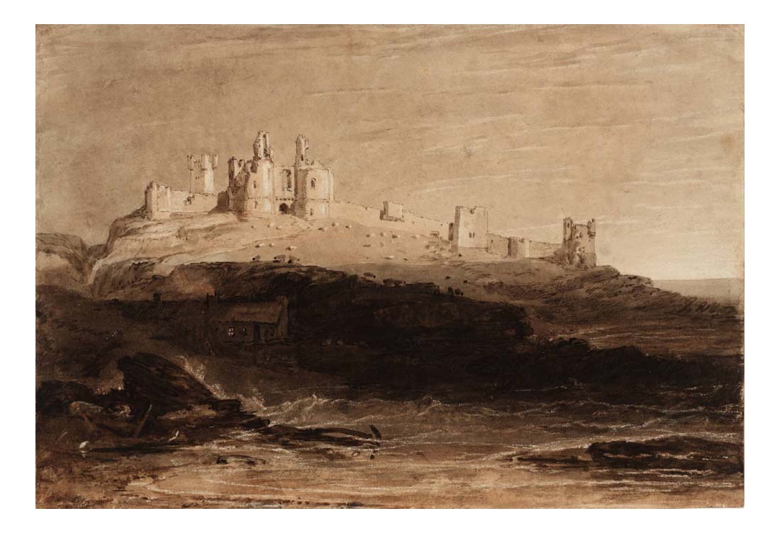 Dunstanborough Castle, 1806-07 by John Mallord William Turner RA