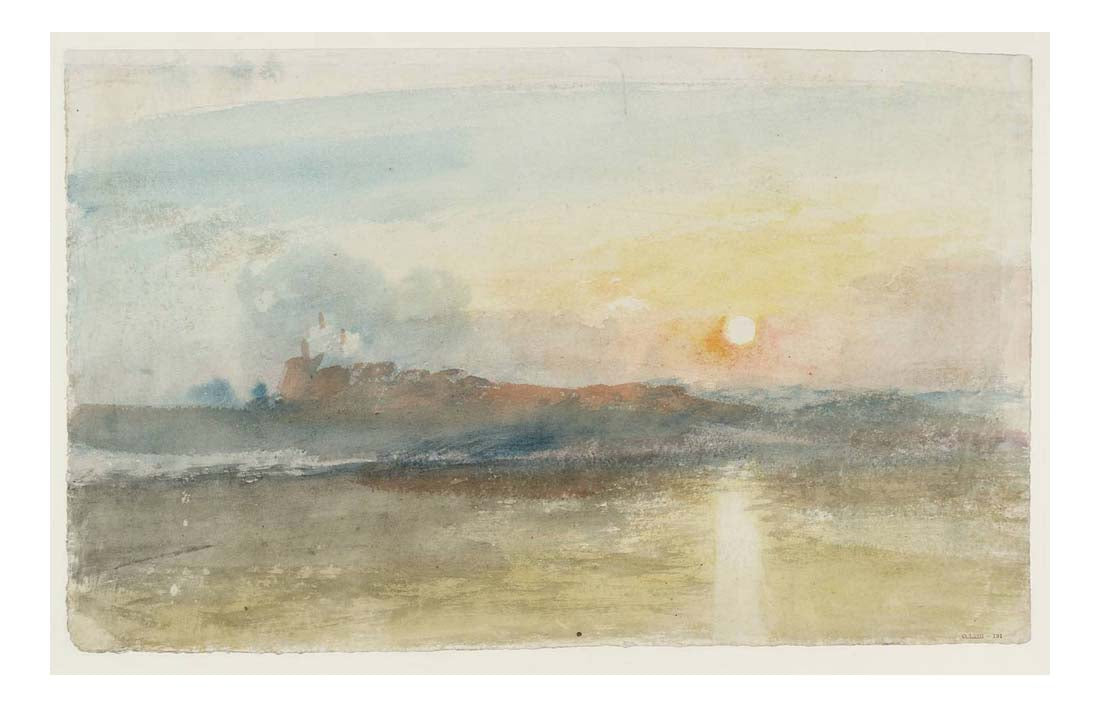 Dunstanburgh Castle, Northumberland, 1828 by John Mallord William Turner RA