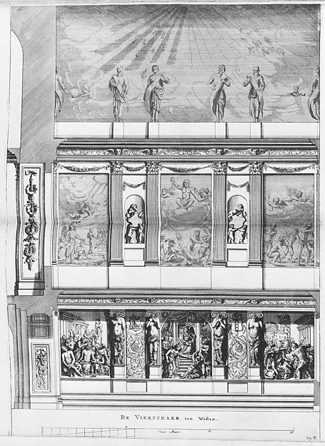 I) Afbeelding van't Stadt Huys van Amsterdam 1665–68-Jacob Ven, Poster Print
