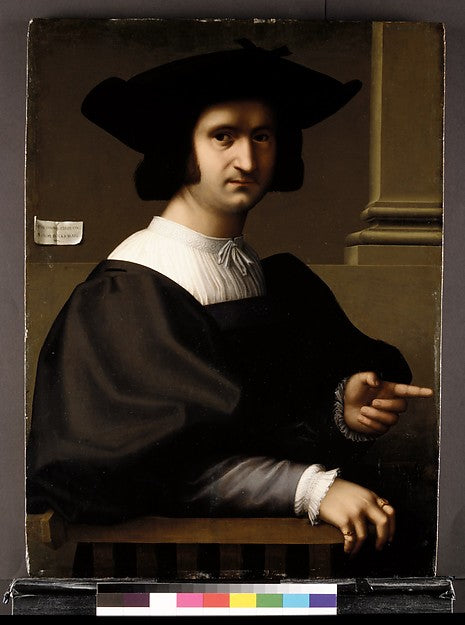 Tommaso Fiorentino:Portrait of a Man 1521-16x12"(A3) Poster