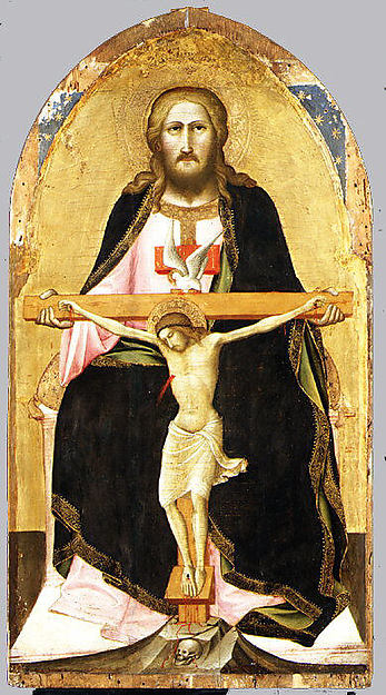 Agnolo Gaddi:The Trinity c1390–96-16x12"(A3) Poster