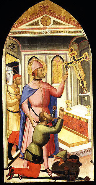Attributed to Niccolò di Pietro Gerini:An Episode from the L-16x12"(A3) Poster