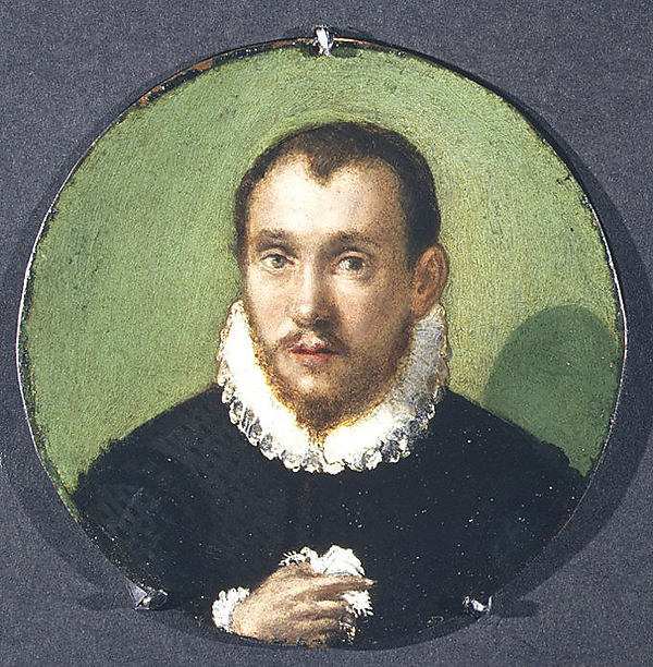 Bartolomeo Fenice:At the Head of a Swiss Army Francesco I d'-16x12"(A3) Poster