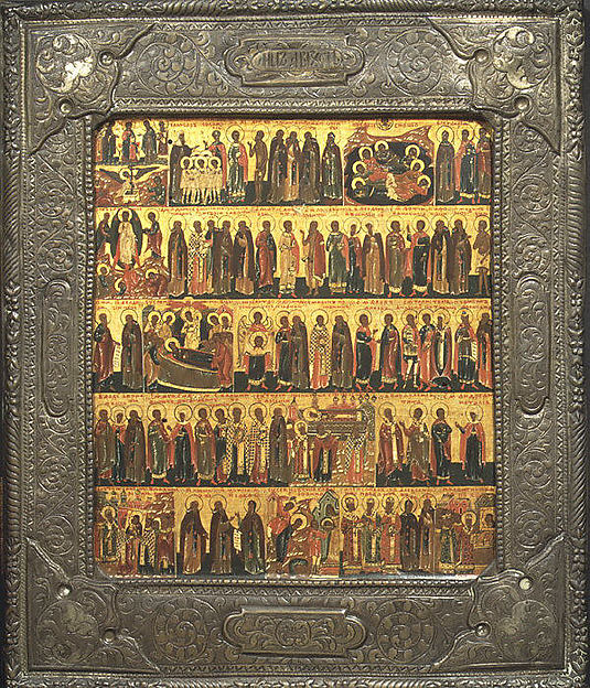 Russian Painter:Calendar of Saints and Festivals -16x12"(A3) Poster
