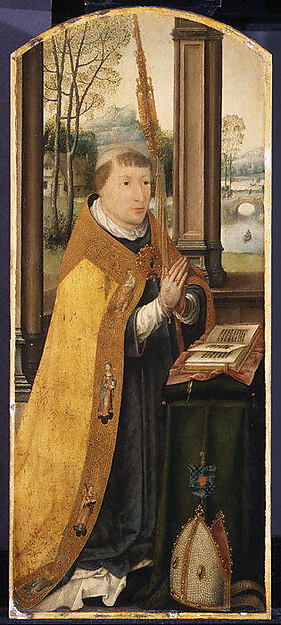 Jean Bellegambe:Charles Coguin Abbot of Anchin c1509–13-16x12"(A3) Poster