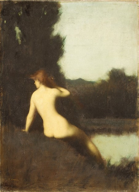 Jean-Jacques Henner:A Bather 1881-16x12"(A3) Poster