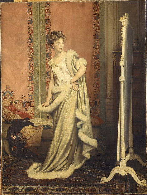 Pierre-Paul-Léon Glaize:Before the Mirror 1873-16x12"(A3) Poster