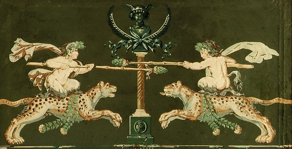 Satyrs Jousting c1790-Anonymous,French,18th cent,  Poster Print Wall Art