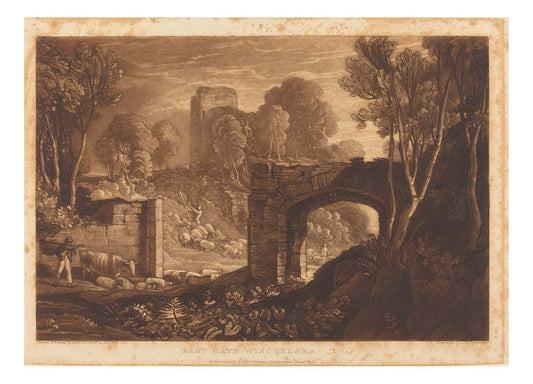 East Gate, Winchelsea, 1819 by John Mallord William Turner RA, 12x8"(A4) Poster