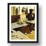 Edgar Degas The Absinthe Drinker 1876,  vintage art, A3 (16x12") Poster Print