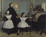 The Bellelli Family by Edgar Degas, vintage art, modern poster print