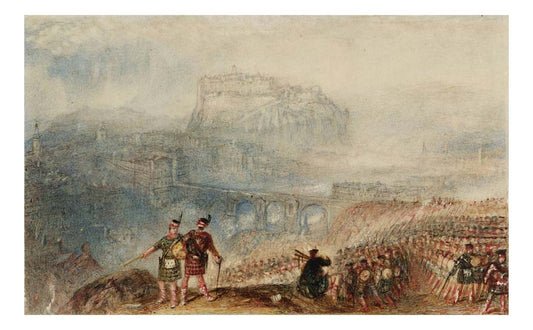 Edinburgh Castle, March of the Highlanders, 1834-35 by John Mallord William Turner RA