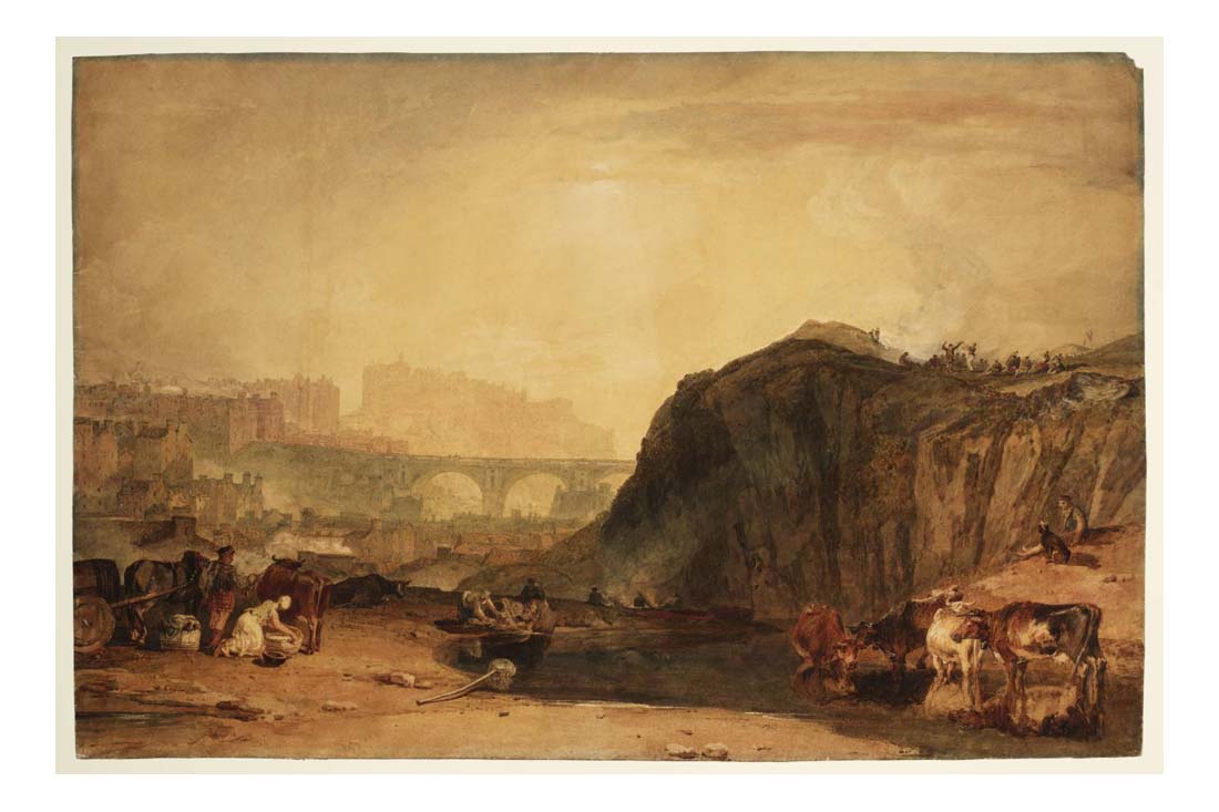 Edinburgh from Calton Hill, 1804 by John Mallord William Turner RA