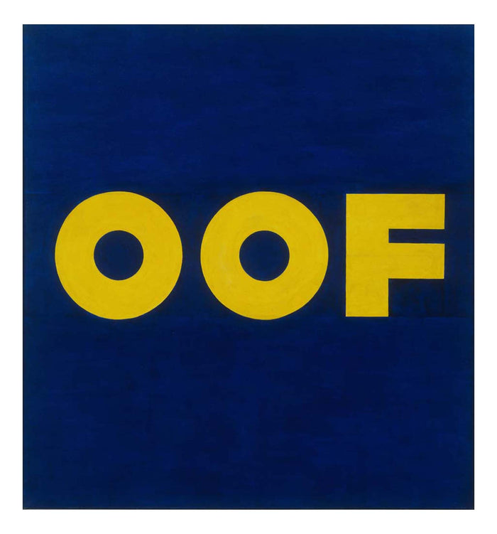 Edward Ruscha - OOF, 16x12