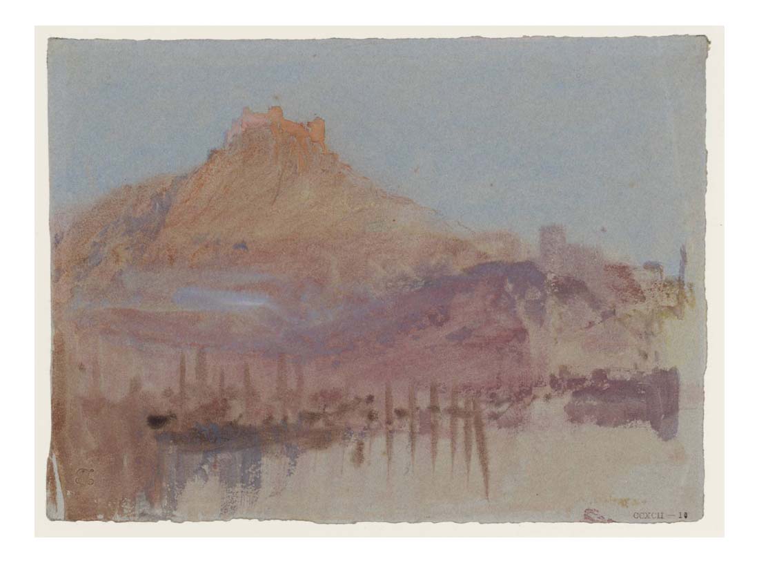 Ehrenbreitstein and the Bridge of Boats over the Rhine, 1840 by John Mallord William Turner RA