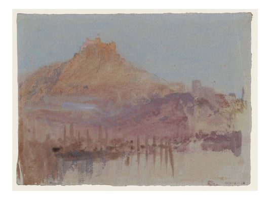 Ehrenbreitstein and the Bridge of Boats over the Rhine, 1840 by John Mallord William Turner RA, 12x8"(A4) Poster