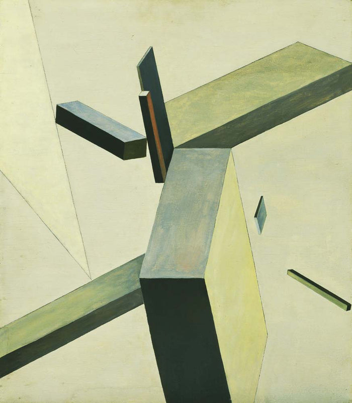 El Lissitzky - Composition, vintage art, modern poster print