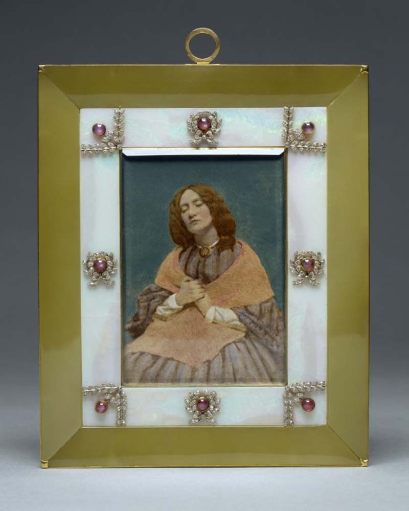 Elizabeth Siddal, d.u by Dante Gabriel Rossetti, pre-Raphaelite artist, 16x12" (A3) Poster