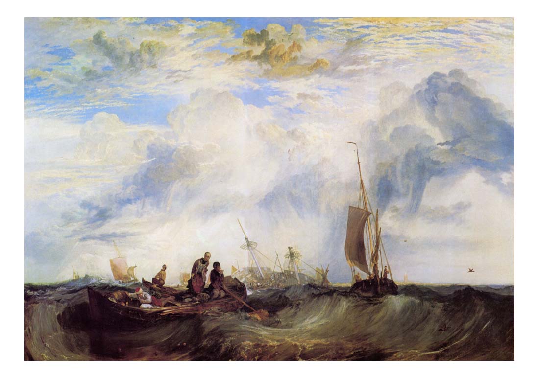 Entrance of the Meuse, 1819 by John Mallord William Turner RA, 12x8"(A4) Poster