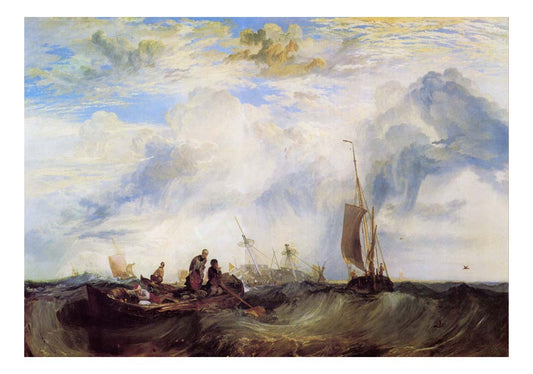 Entrance of the Meuse, 1819 by John Mallord William Turner RA, 12x8"(A4) Poster