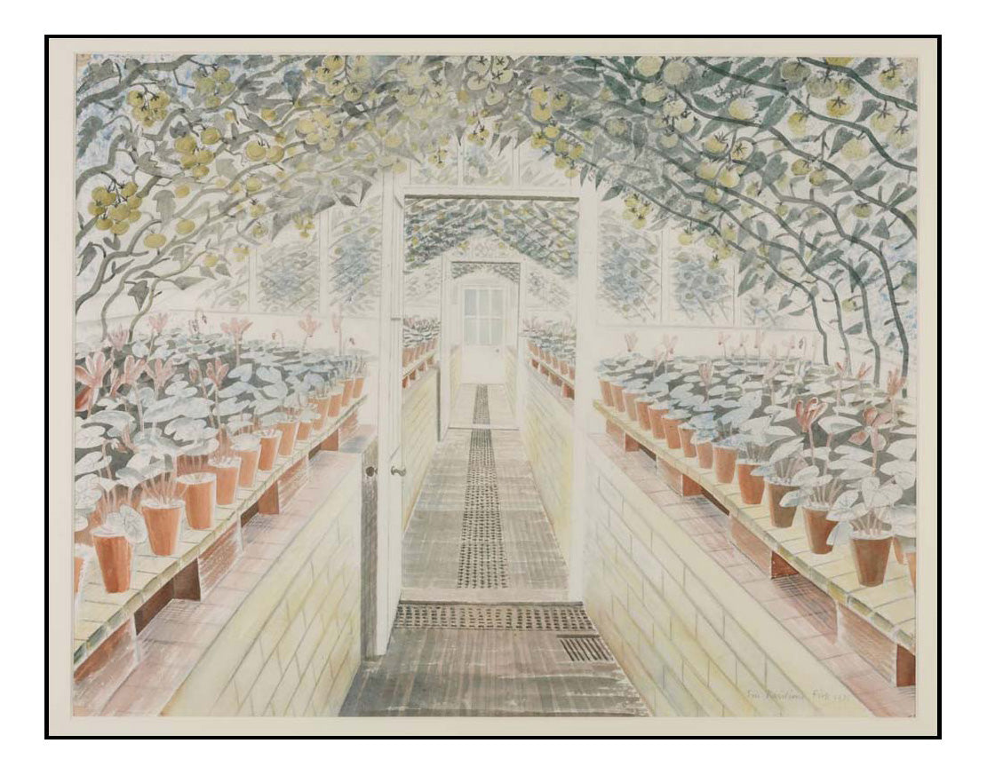 Eric Ravilious 'The Greenhouse ', 1935 by Eric Ravilious