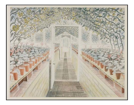 Eric Ravilious 'The Greenhouse ', 1935 by Eric Ravilious