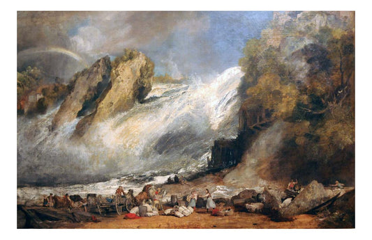 Fall of the Rhine at Schaffhausen, 1805-06 by John Mallord William Turner RA, 12x8"(A4) Poster