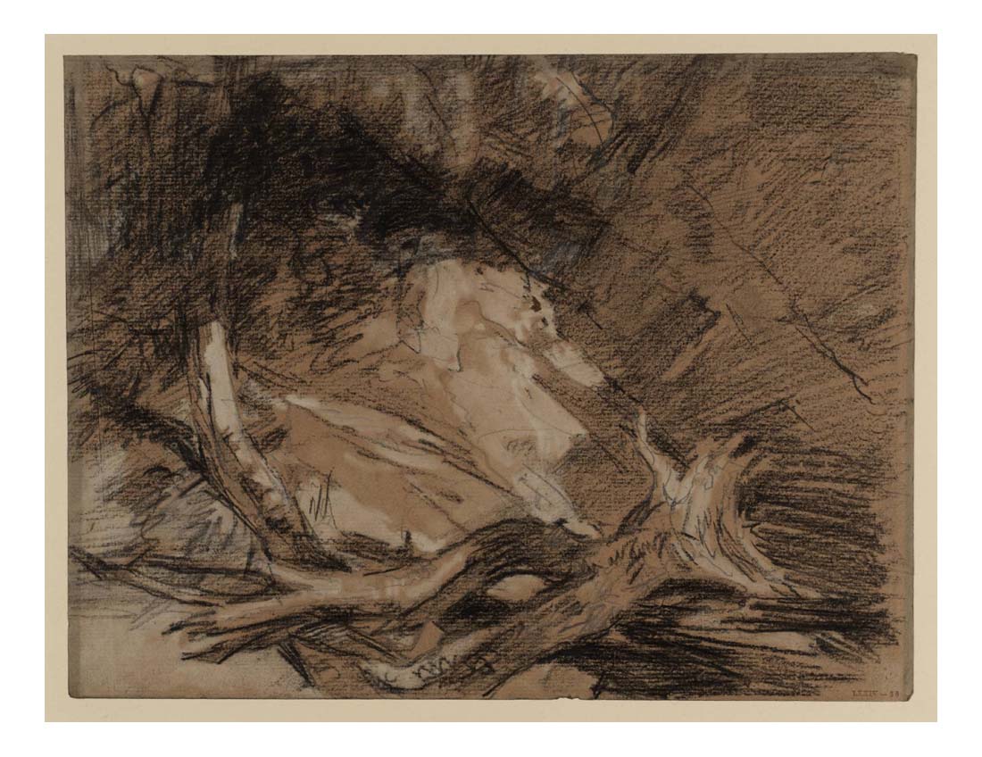Fallen Trees, 1802 by John Mallord William Turner RA, 12x8"(A4) Poster