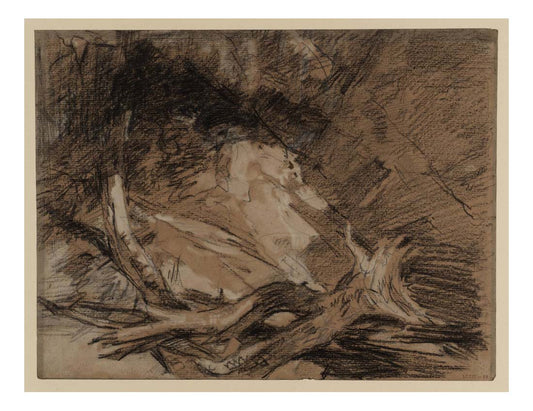 Fallen Trees, 1802 by John Mallord William Turner RA, 12x8"(A4) Poster