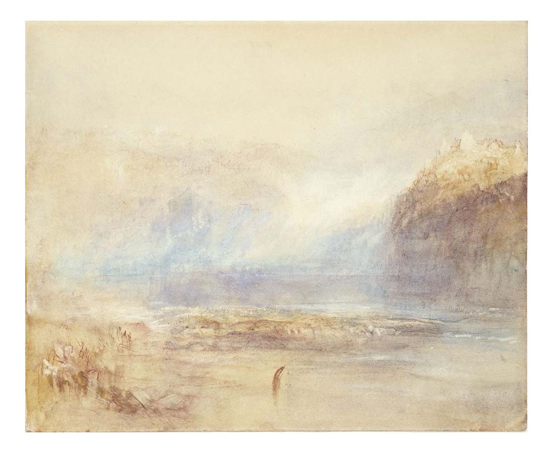 Falls of the Rhine at Schaffhausen - Distant View, 1842 by John Mallord William Turner RA