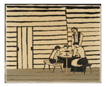 Family Supper (Saying Grace) by Horace Pippin, Classic African American artwork, 16x12" (A3) Poster Print