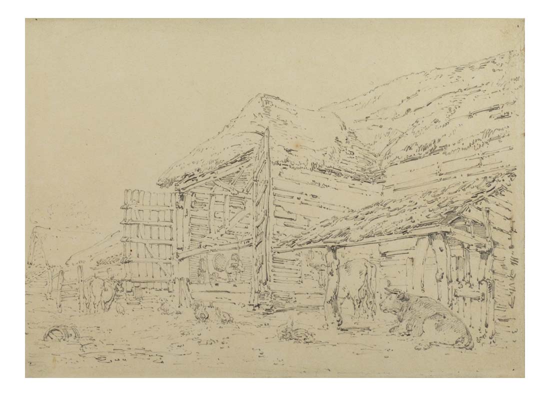 Farmyard, 1794 by John Mallord William Turner RA