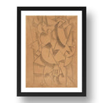 Fernand Leger: Contrast of Forms, modernist artwork, A3 Size Reproduction Poster Print in 17x13" Black Frame