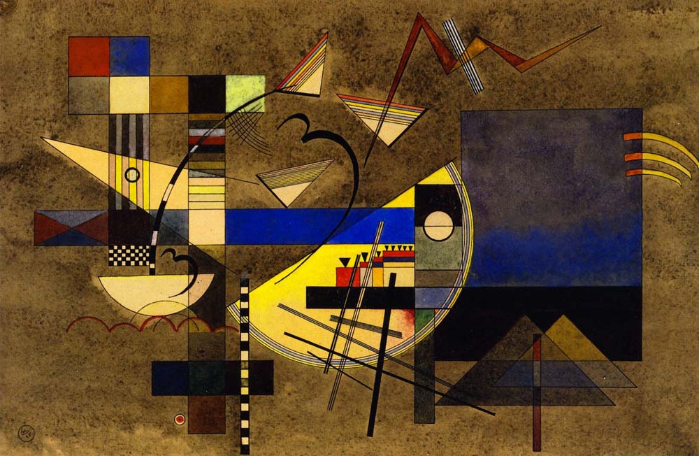Festes III - 1925 by Wassily Kandinsky, 16x12"(A3) Poster Print
