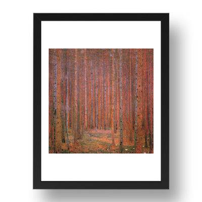 Fir Forest I 1901 by Gustav Klimt, 17x13" Frame