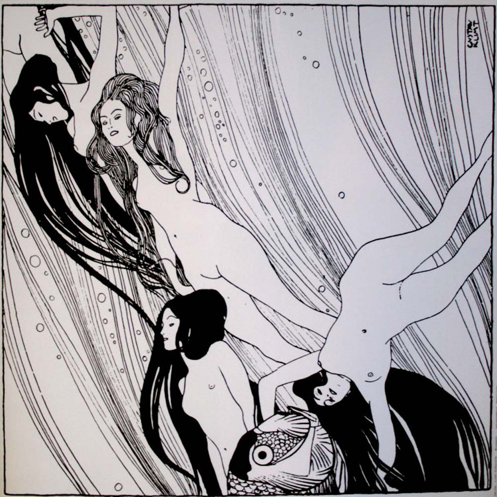 Fishblood - Gustav Klimt - 1898, A4 Poster Print