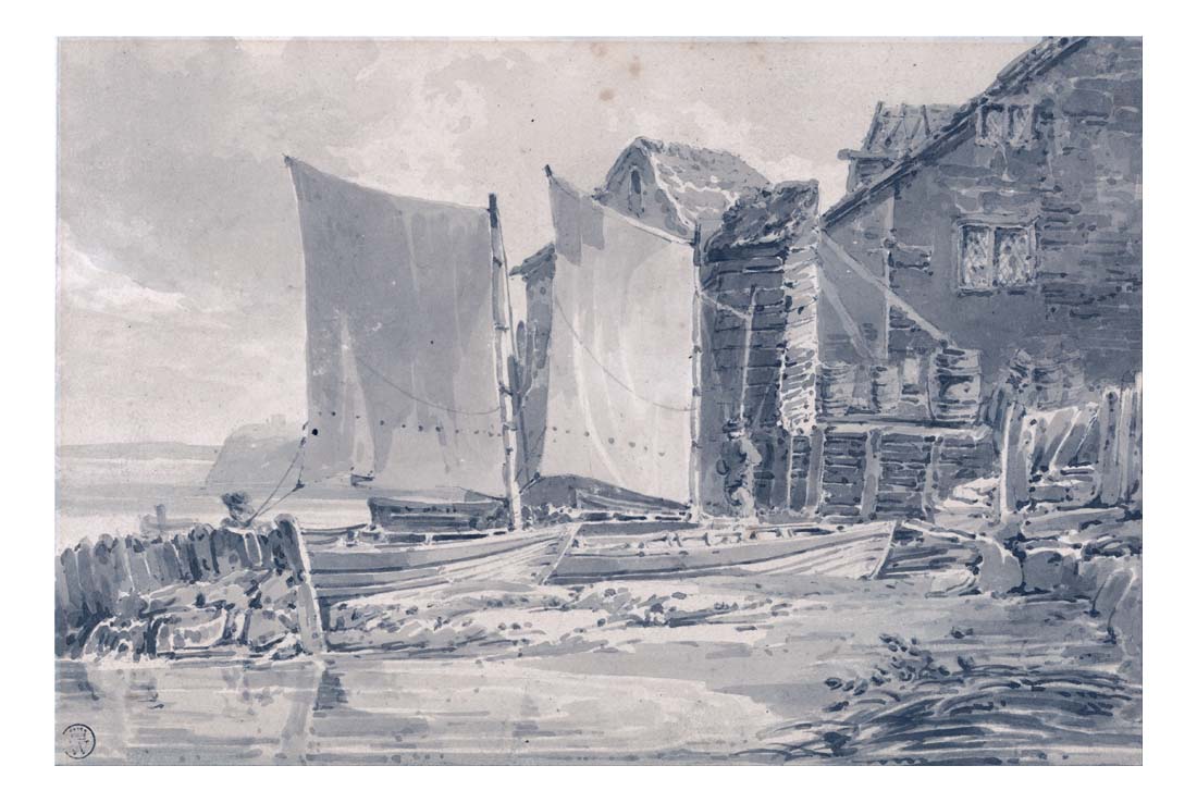 Fisherman's Cottage, Dover, 1790s by John Mallord William Turner RA