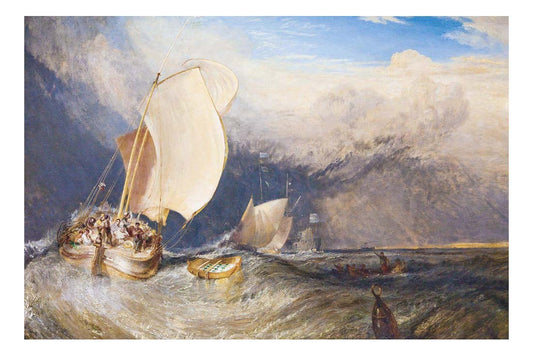 Fishing Boats with Hucksters Bargaining for Fish, 1838 by John Mallord William Turner RA